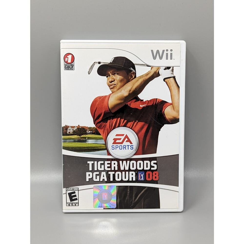 Tiger Woods PGA Tour 08 Nintendo Wii EA Sports Manual Tested